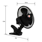 Koolatron – Ventilateur oscillant de 12 V      -Se branche dans toute prise d'alimentation de 12 V