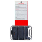 Air Canada - Valise à roulettes souple de 20 po Central Collection - Charcoal-Poignée rétractable à bouton-poussoir