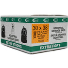 Eco II - Sac à Ordure - Extra Fort - 30 po x 38 po - noir - paquet de 125-Extra Fort 
