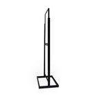 Futech BH-55F Support de plaque de signalisation au sol, 60 "x 24" x 15 ", Noir mat-assemblage requis