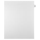 Markmaker - Intercalaires imprimes Legal, Blanc, 1/15th coupe, format lettre, sans trous, 25 tabs/PQT, 5 PQT/Boite, Numero 122-Intercalaires imprimes Legal