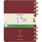 Moleskine - agenda à spirales non daté à couverture rigide extra large - 7,5 po x 10 po - Crush Cherry-13