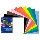Papier de construction Pacon Tru-Ray, 12" x 18", couleurs assorties, 250 feuilles-Le papier au sulfite épais 100 % teint en cuve est parfait pour tout projet d'art et d'artisanat