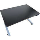 Uncaged Ergonomics - 60 po Rise Up Bureau assis-debout électrique à hauteur réglable - Noir/Gris-Bambou massif (pas de placage ou de faux)
