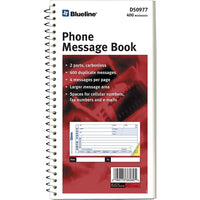 Livre de messages téléphoniques, NCR, anglais-1