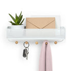 Umbra – Tablette de rangement pour entrée Estique-Blanc/métal