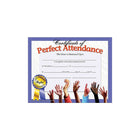 Certificat de présence parfaite Hayes Purple Border, 8 1/2" x 11", 90 Pack-Peut être écrit à la main ou imprimé à l'aide de notre modèle téléchargeable en ligne