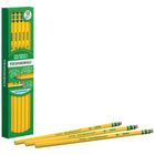 Ticonderoga - Crayons de bois - Dur - #3 H - Jaune - Paquet de 12-Formule exclusive en graphite #3 H pour les applications lorsque le graphite dur est souhaité.