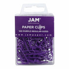 JAM PAPER - Colore norme 1" Trombones, Violet, 2 Paquets de 100-Couleur violet