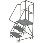 Tri-Arc Manufacturing – Escabeau roulant, marche sup. prof.; haut.platef. : 30 po, marches : 3, largeur : 16 po-No de marches : 3
