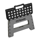 MyStooly – Tabouret-escabeau pliant, noir, paq./2-Hauteurs d'assise de 9 po (petit) et 15 po (grand)