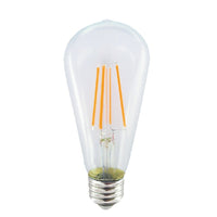 Northern Stars – Ampoule 84792 LED ST64, 7W, intensité variable, blanc chaud, 3000K Filament -paquet de 10-700 Lumen
