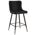 !nspire - Tabouret de Comptoir, 26 Po, Jeu de 2 Contemporaine - Noir-Tabouret de comptoir de 26 po avec siege fixe