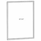 Azar Displays – Cadre encliquetable pour affiche grand format, 40 x 30 po (300230-SLV)-Pour usage mural seulement