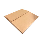 Abbey - Boîtes d'expédition à pliage facile - 12-1/2 x 12-1/2 x 1 po - kraft - paquet de 100-Dimensions (po) : 12 1/2 larg. x 12 1/2 long.