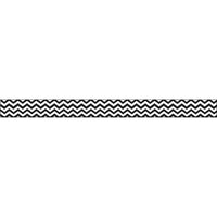 Bandes magnétiques magnétiques Chevron 3/4" x 12" Ashley, noir, paquet de 72-Un design amusant pour égayer votre planche !