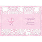 Rosedale – Cartes de souhaits et enveloppes, Baby Girl, 5 1/2 x 8 po, 12/paquet (15222)-Cartes de souhaits de qualité comparable à celles qu’on retrouve dans un magasin spécialisé