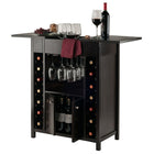 Winsome – Casier à vin de Yukon, fini espresso (92655)-Bois massif et en composite au fini Espresso