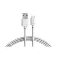 M – Câble de recharge et de synchronisation à port micro USB, 6 pi, blanc (83559)-Idéal pour recharger vos appareils compatibles micro USB, synchroniser vos appareils sur votre ordinateur et transférer des données facilement et rapidement