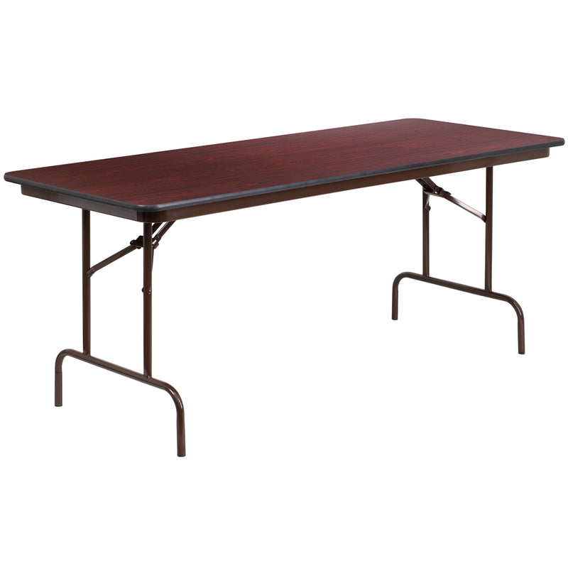 Table Pliante Carrée 86cm Flash Furniture Plastique Marron - Polyvalente