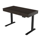 Bureau assis-debout avec tiroir de rangement de 23 L po de TygerClaw- Brun-Tiroir de rangement pour ranger les affaires et garder le bureau organisé