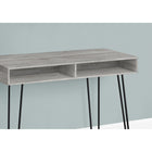 Monarch Specialties - 7773 Bureau 40 po - Gris/Metal Noir-Fini sur tous les côtés pour un placement flexible n'importe où dans votre espace de travail où dans un bureau à domicile