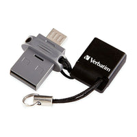 Verbatim - Clé USB Store 'n' Go double de 32 Go pour dispositifs OTG-Les fichiers de transfèrent facilement de votre tablette ou téléphone intelligent compatibles USB OTG vers la clé USB double
