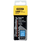 Stanley – Agrafes robustes, 1/4 po, 1000/boîte-Conception robuste pour un rendement suprême