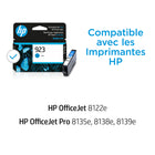 HP - 923 Cartouche d’encre - rendement standard - cyan-Rendement par cartouche : environ 400 pages