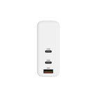 Hyper - HyperJuice Chargeur mural PD 3.1 USB-C/USB-A de 140 W - Blanc-3 prises pliables incluses pour un transport facile
