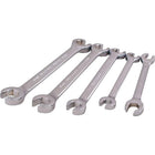 Gray Tools – Ensemble de 5 clés polygonales ouvertes à 6 pans, 9 x 11 à 16 x 18 mm, fini chromé-Contient les tailles (po) : 9 x 11 mm, 10 x 12 mm, 13 x 14 mm, 15 x 17 mm, 16 x 18 mm