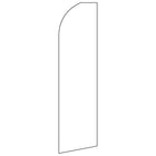 Swooper – Trousse pour banderole avec perche et piquet, blanc-La banderole mesure environ 32 po de largeur et 132 po de hauteur; une fois pleinement assemblée, la perche s'élève à 16 pi au-dessus du sol !