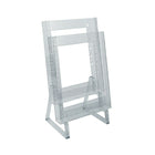 Azar Displays – Porte-brochure modulaire sur comptoir, 2 niveaux format lettre, 2/paquet (252333)-Porte-brochure