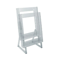 Azar Displays – Porte-brochure modulaire sur comptoir, 2 niveaux format lettre, 2/paquet (252333)-Porte-brochure