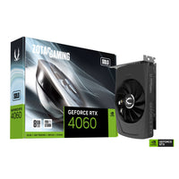 ZOTAC - Carte Graphique GAMING GeForce RTX 4060 SOLO 8Go GDDR6-Multiprocesseurs de streaming NVIDIA Ada Lovelace : jusqu'à 2 fois plus de performances et d'efficacité énergétique
