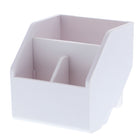 Bostitch Office Konnect Bac de rangement avec couvercle amovible et 2 séparateurs modulaires, blanc-3.6 po x 3.5 po x 3.4 po