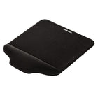 Fellowes Tapis De Souris PlushTouch / Repose-Poignet-Noir-L’endroit le plus douillet pour reposer votre poignetMC