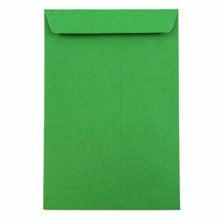  JAM Paper - Enveloppes Colourées pour catalogue à extrémité ouverte - 6 x 9 - vert recyclé - paquet de 50-LaCouleur verte