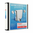 Staples - Reliure Better Binder, 2 po, blanc-Plus résistante et plus facile à utiliser