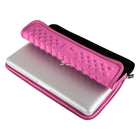 Housse de Protection Ordinateur, suède, Vangoddy Pochette PC Portable Ultrabook Sacoche Laptop Compatible 13,3 po, Noir et Rose-Dimensions du boîtier intérieur 12,75 X 8,25 pouces