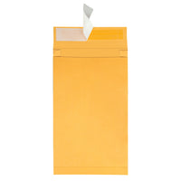 Quality Park - Enveloppes kraft extensibles avec fermeture autoadhésive, 10 x 15 x 2 po, 40 lb, brun, boîte de 25-Enveloppes avec rabats carrés et joints latéraux qui s’ouvrent jusqu’à 2 po, idéales pour le courrier très épais
