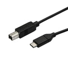 StarTech.com - Câble dâ€™imprimante USB-C à USB-B, M/M, 10 pi (USB2CB3M)-Câble d’une longueur de 3 mètres pour un positionnement flexible de vos périphériques