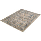 ECARPETGALLERY - Tapis Bolivia Yalameh Bleu, Ivoire 5'3" x 7'6"-Style Bordé, De Transition