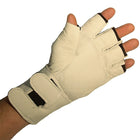 IMPACTO® BG471 Moyen Paire Gant Air Glove® Antivibrations avec support de poignet cuir, demi-doigts, Air paume/doigts/pouce-1