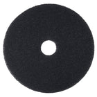 3M - Tampon de decapage noir, 356 mm (14 po) Diametre, Paquet de 5-Utiliser avec les solutions de decapage des planchers à base d'eau pour enlever les anciennes couches de finition et de scellants