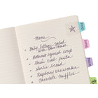 Avery - Onglets Ultra, 1 po x 1,5 po, couleurs pastel, paq./80 (74815)-Onglets recto verso en plastique recouvert de papier inscriptible avec crayons, stylos, marqueurs et surligneurs