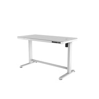 Koble - Bureau intelligent JUNO pour maison intelligente, Blanc / Blanc-Bureau debout intelligent