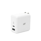LBT Ultra Fast Mini - Chargeur mural 65W double port GaN PD (45W + 12W) - Blanc-Réduire notre empreinte carbone de 30 % sans sacrifier la puissance
