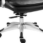 Xtech - Chaise de bureau Executive Comfort avec appui-tête et accoudoirs - Noir-Rembourrage lombaire pour aider à soutenir le bas du dos et améliorer la courbe naturelle de la colonne vertébrale
