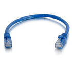 C2G - Câble de raccordement réseau Ethernet Cat6 Snagless non blindé (UTP) de 20 pieds - Bleu-Longueur du câble : 20 pieds